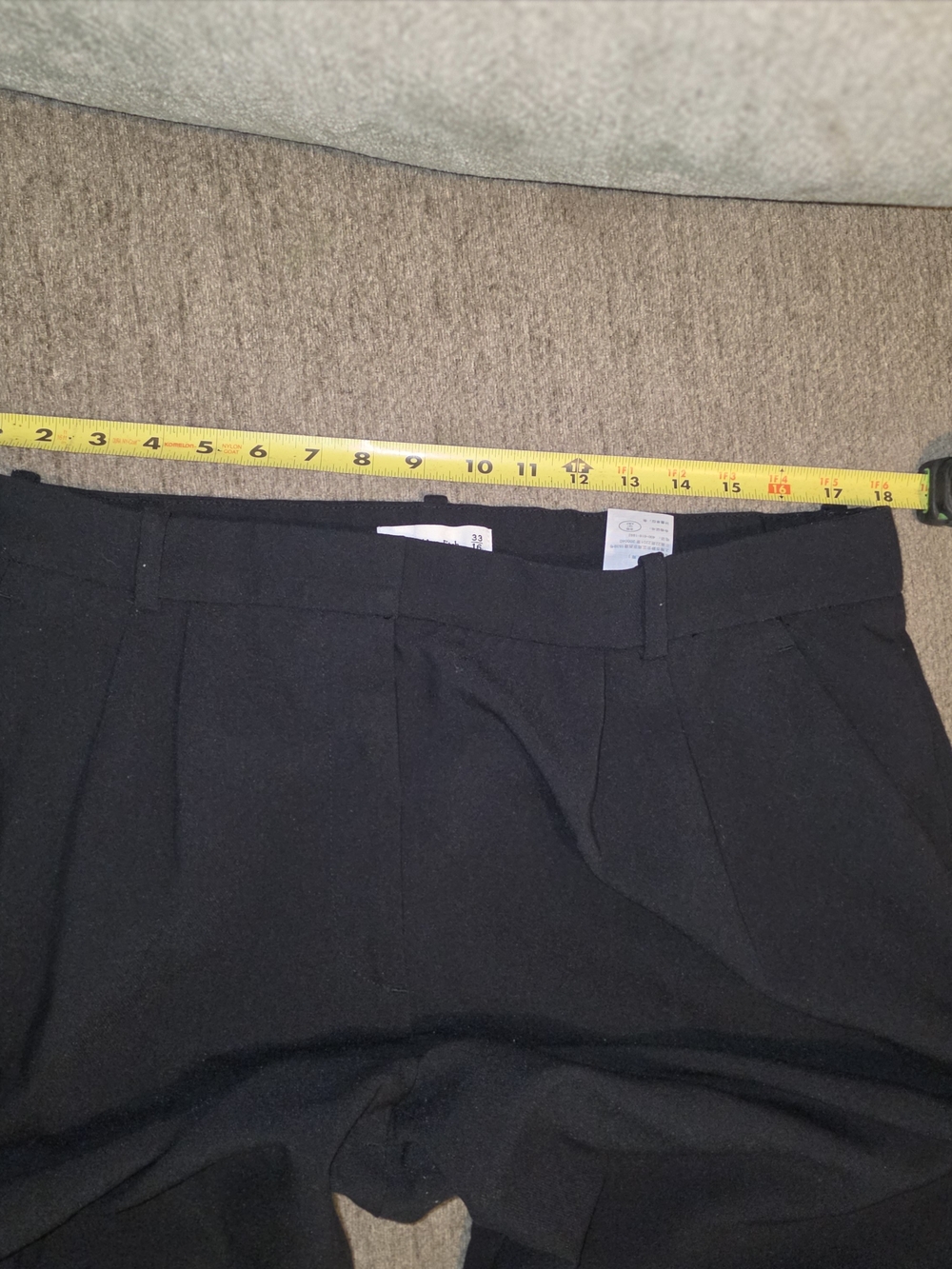 A&F Sloane Tailored Wide Leg Pants Womens 33/16L - Picture 4 of 12